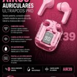AURICLULAR BLUETOOTH AIR 39 FLUX AIR39 ROSA