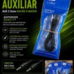 CABLE AUXILIAR 1.5 M EN BOLSA AUX