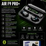 AURICULAR BLUETOOTH F9-5 PRO CAJA NEGRA F9-5N