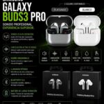 AURICULAR SAMSUNG GALAXY BUDS 3 PRO (R630) ASB3P CAJA NEGRA AURI BLANCO )