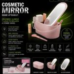 ORGANIZADOR DE MAQUILLAJE CON ESPEJO