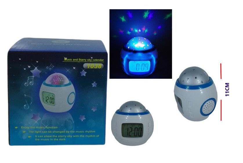 RELOJ DESPERTADOR CON LUZ Y MUSICA REJ-4402 R-121009 RELOJ DESPERTADOR CON LUZ Y MUSICA REJ-4402 R-121009 - Imagen 1