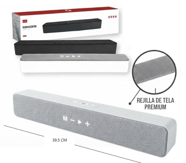 BARRA PARLANTE SUBWOOFER KTS-2179 BARRA PARLANTE SUBWOOFER KTS-2179 BLANCA - Imagen 1