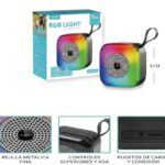 MINI PARLANTE RGB 2PLG GTS-2486