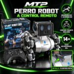 PERRO ROBOT ACROBATICO JUGUETE CON RUEDAS (RKC-16) GRIS INCLUYE BATERIA Y PILAS DEL CONTROL TIENE UNA ROTURA NO AFECTA EN SU FUNCIONAMIENTO