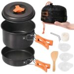 JUEGO DE OLLAS MARMITA PARA CAMPING 3 EN 1 GT-200