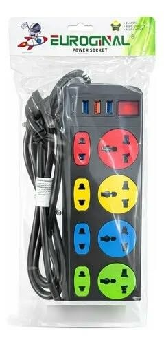 ZAPATILLA ALARGUE 8 TOMAS + 2 USB + 1 TIPO C 2 MTS (LT25AL18) ZAPATILLA ALARGUE 8 TOMAS + 2 USB + 1 TIPO C 2 MTS (LT25AL18) - Imagen 1