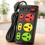 ZAPATILLA ALARGUE  6 TOMAS + 2 USB + 1 TIPO C 2 MTS (LT25AL17)