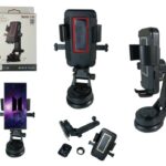 HOLDER PARA AUTO 360 NEGRO CON DORADO 71099