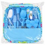 KIT DE HIGIENE PARA BEBES  13 PIEZAS CELESTE