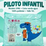 PILOTO PARA LLUVIA INFANTIL 3198 R67009 (VERDE AGUA)