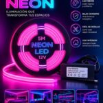 TIRA NEON RGB 5 METROS ROSA