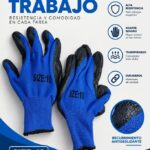GUANTE DE TRABAJO AZUL JG-202 KU-202 TCR-300